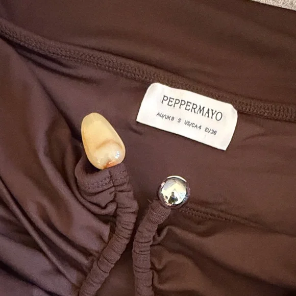 Peppermayo Chocolate Long Sleeve Dress - Picture 6 of 6